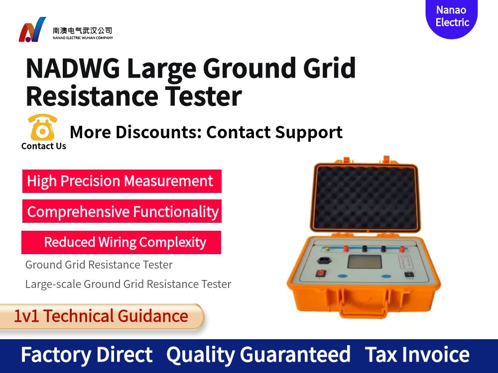 NADWG Large Ground Grid Resistance Tester