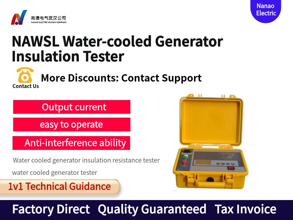 NAWSL Water-cooled Generator Insulation Tester