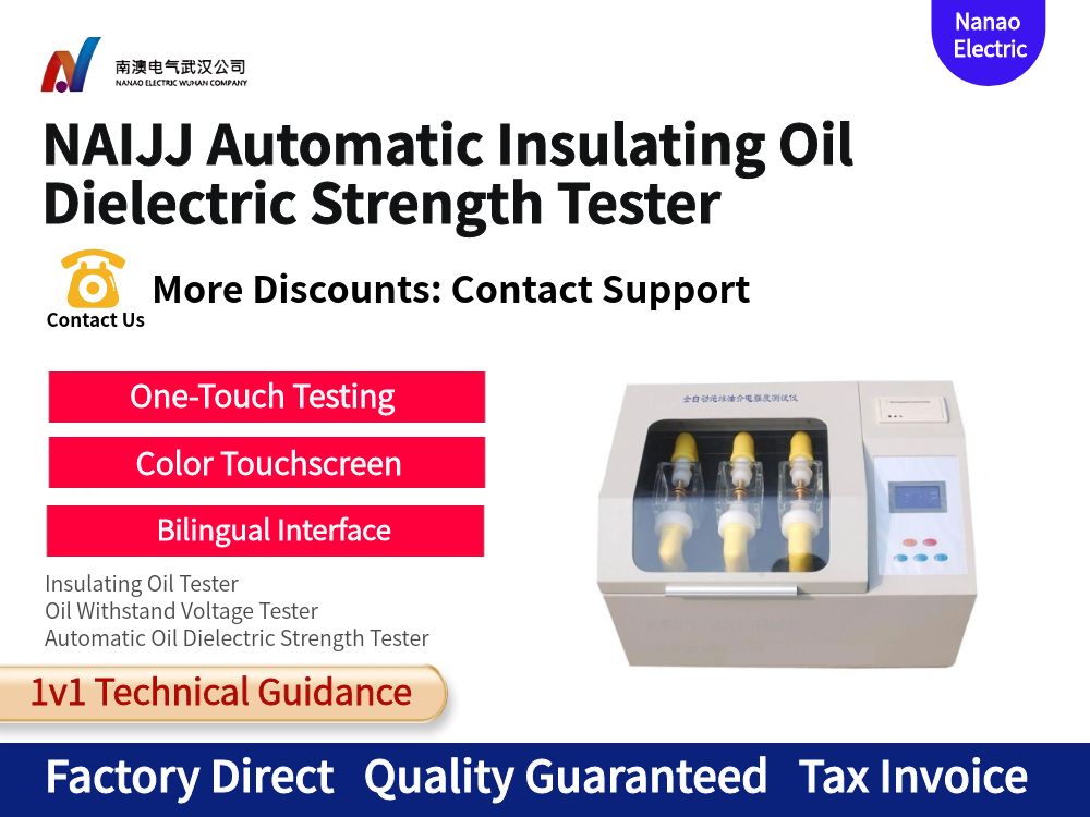NAIJJ Automatic Insulating Oil Dielectric Strength Tester
